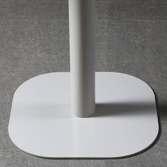 台座ベースのある金属工業用ダイニングテーブルで製造された木製のトップテーブル