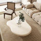 Scandinavian Coffee Table 4 Legs & Free form Wooden in White Clearhalo 'Coffee & Accent Tables' 'Coffee Tables' 'coffee_tables' 'furn' 'furn_coffee_tables' 'Furniture' 'Living Room Furniture' 1200x1200_0856cd31-8ccf-4740-a6fa-25984a145db5