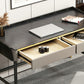Contemporary Writing Desk Antique Finish Computer Desk with 2 Drawers Clearhalo 'furn' 'furn_office_desk' 'Furniture' 'Office Desks' 'Office Furniture' 'office_desk' 1200x1200_085b785d-ef23-4e77-b29f-47e9a2bf262b