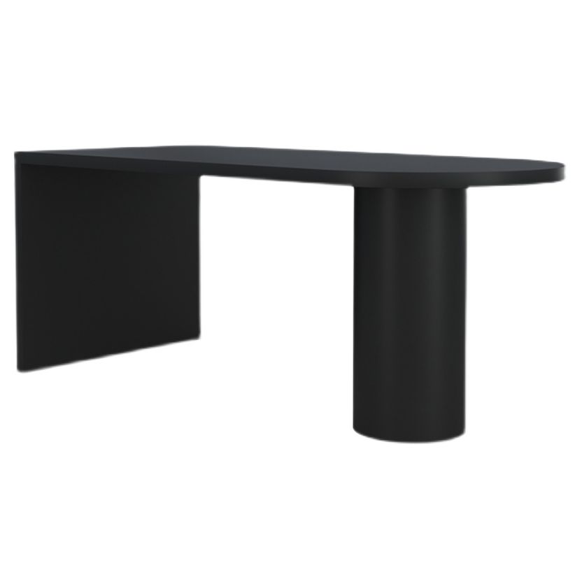 Minimalist Kitchen Irregular Shape Dining Table Solid Wood Dining Table with Double Pedestal Bases Clearhalo ' dining_table' 'Dining Tables & Seating' 'Dining Tables' 'furn' 'furn_dining_table' 'Furniture' 'furniture_dining_table' 'Kitchen & Dining Furniture' 'kitchen&dining_furn' 'kitchen' 'kitchen_dining_table' 1200x1200_085d42c2-23be-4ed6-85a9-bcde654da844
