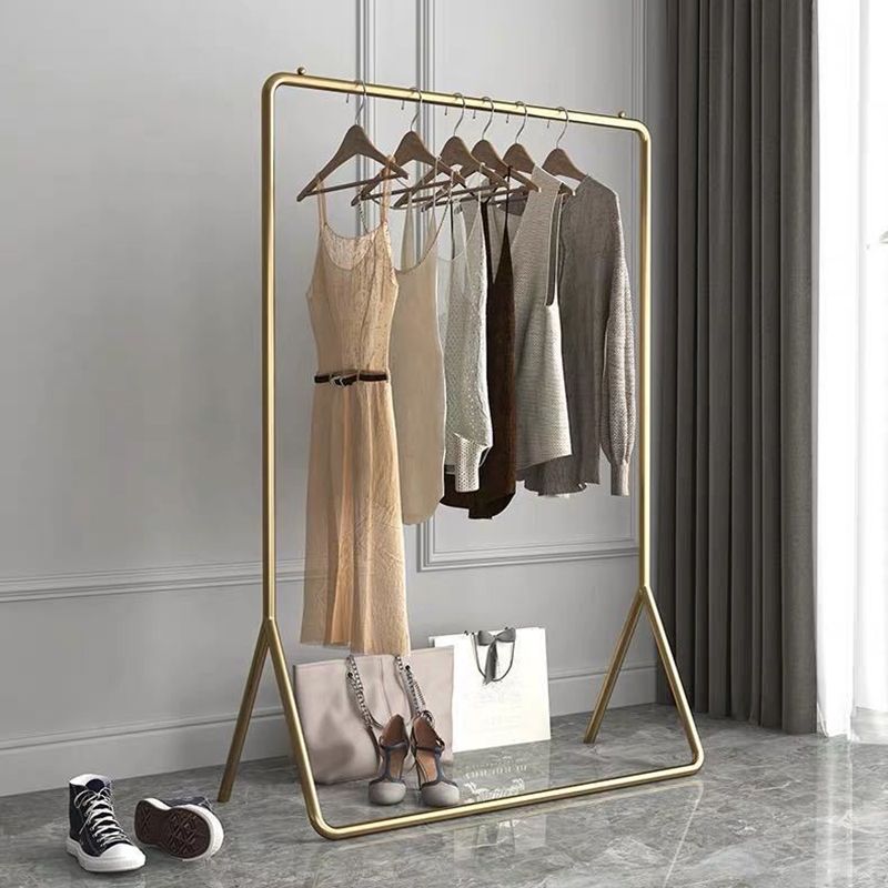 Contemporary Stand Coat Rack Entryway Living Room Coat Rack in Metal ...