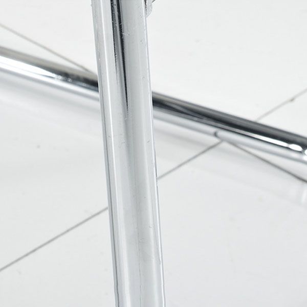 Silla de lujo de escritorio de metal moderno con asiento de aire acondicionado transpirable y ojal de regreso a casa