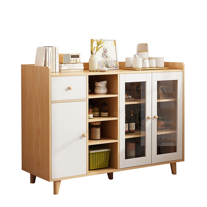 Servidor de comedor de estilo moderno servidor de madera de ingeniería para sala de estar