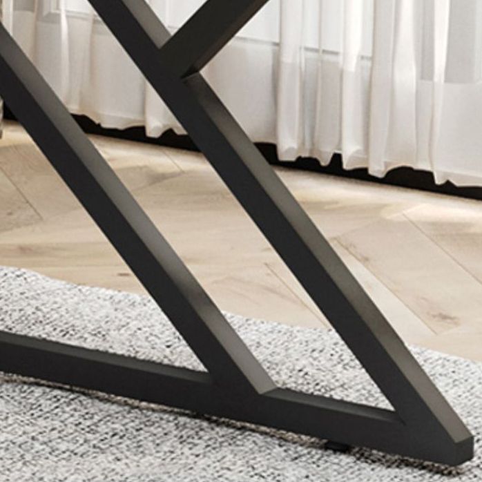 Contemporary Gaming Desk Rectangular Office Desk with Metal Legs Clearhalo 'furn' 'furn_office_desk' 'Furniture' 'Office Desks' 'Office Furniture' 'office_desk' 1200x1200_08644ab0-07fd-4aae-af51-21a53a9b66b3