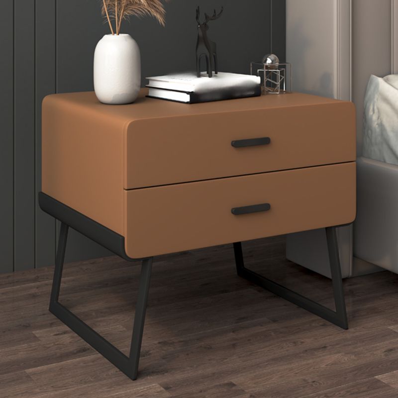 20 '' Tall Lade opslag accenttafel nachtkastje modern faux lederen nachtkastje