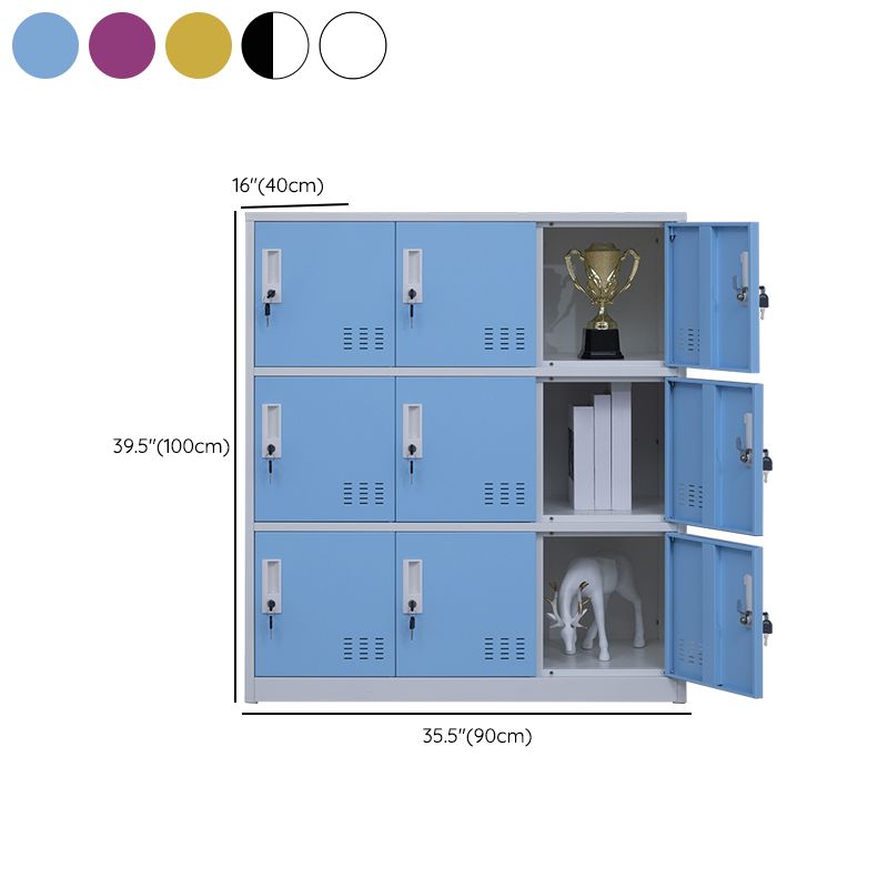 Armoire intérieure en métal pour salle de bain armoire de rangement contemporaine avec portes à charnière