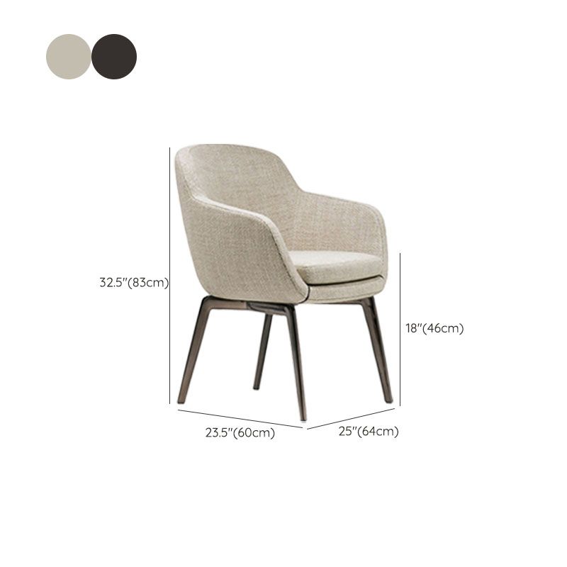 Gepolsterte Küche Essstühle Industrial Style Essstuhl mit schwarzen Beinen