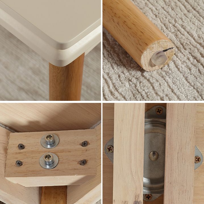 Moderne gehard stenen top eetkamer set 4 poten basis voor keuken