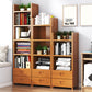 Closed Back Bamboo Bookshelf Contemporary Vertical Bookcase for Home Clearhalo 'Bookcases' 'furn' 'furn_bookcases' 'Furniture' 'Office Furniture' 1200x1200_086c6500-7771-408d-aa53-bf5c3e2000e3