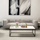 Rectangle Wooden Coffee Table Metal Frame Base Cocktail Table
