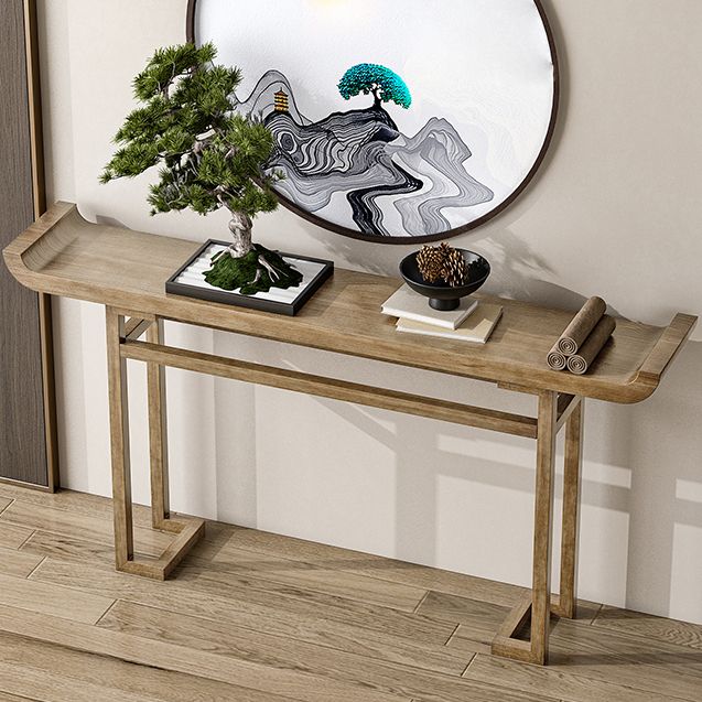 Modern Rectangular Console Table Wooden Console Sofa Table for Hall