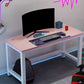 Industrial Gaming Desk Antique Finish Holzschreibtisch mit Metallbeinen