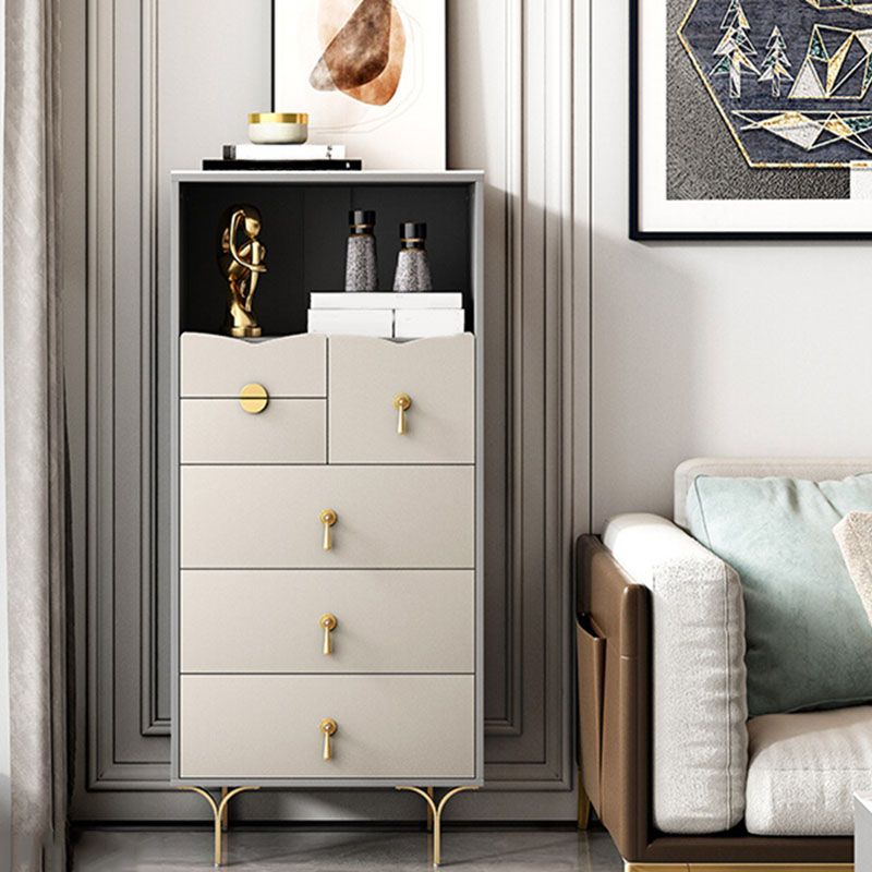 15,6-inch breedte Glam-dressoir vervaardigd houten opbergkast