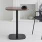 Metal Industrial Square Dining Table Manufactured wood Top Table with Pedestal Base Clearhalo ' dining_table' 'Dining Tables & Seating' 'Dining Tables' 'furn' 'furn_dining_table' 'Furniture' 'furniture_dining_table' 'Kitchen & Dining Furniture' 'kitchen&dining_furn' 'kitchen' 'kitchen_dining_table' 1200x1200_08707ba2-8d3b-4772-96e2-dd08fa25142d