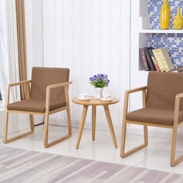 Traditional Wood Dining Side Chair Home Solid Back Dining Chair with Arm Clearhalo ' kitchen&dining_furn' 'Dining Chairs' 'Dining Tables & Seating' 'dining_chair' 'furn' 'furn_dining_chair' 'Furniture' 'furniture_dining_chair' 'Kitchen & Dining Furniture' 'kitchen' 1200x1200_08712b9a-0bd5-44d4-aee7-129456c82432