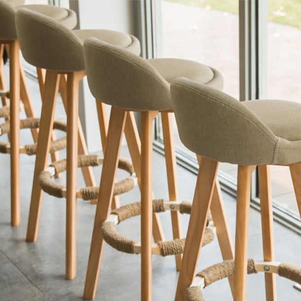Modern Backrest Rotatable Counter Stool Wood Household Bar Wood with Cushion Clearhalo 'Bar Furniture' 'Bar Stools' 'bar_stools' 'furn' 'furn_bar_stools' 'furniture_bar_stools' 'Kitchen & Dining Furniture' 'kitchen&dining_furn' 'kitchen' 'kitchen_furn' Furniture' 1200x1200_08746714-a4bd-43d4-b365-324074d54ca8