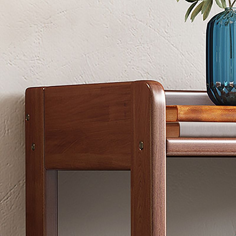 Etagere Contemporary Bookcase Wooden Bookshelf with Rectangular Shelves