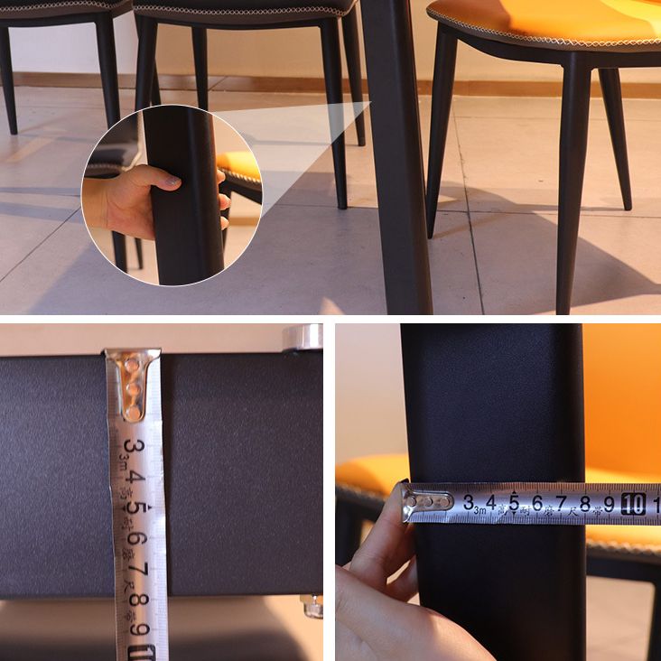 Sintered Stone Modern Dining Table Rectangle Extendable Table with 4 Legs Clearhalo ' dining_table' 'Dining Tables & Seating' 'Dining Tables' 'Furniture' 'furniture_dining_table' 'Kitchen & Dining Furniture' 'kitchen&dining_furn' 'kitchen' 'kitchen_dining_table' 1200x1200_08775c8f-3d72-41c9-b7ca-bf6287ced949