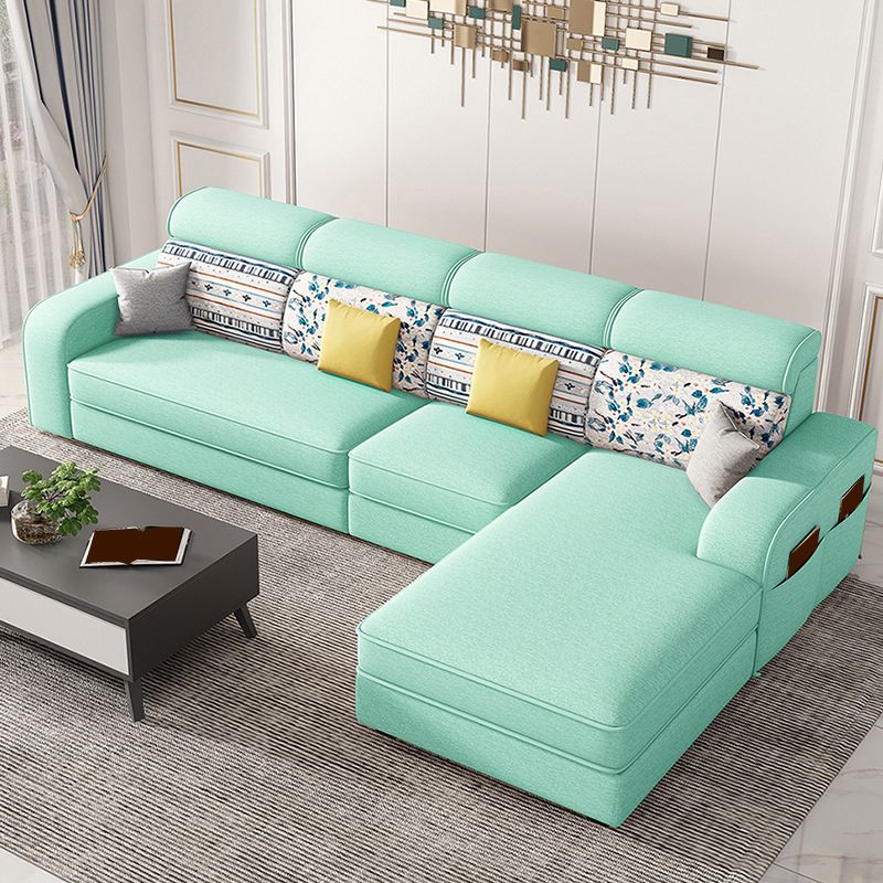126" Square Arm Sectionals,Living Room Sectional sofa,L-Shape Clearhalo 'furn' 'furn_sectionals' 'Furniture' 'Living Room Furniture' 'Sectionals' 1200x1200_0879af07-b134-4b1b-85ad-c455dbfe8431