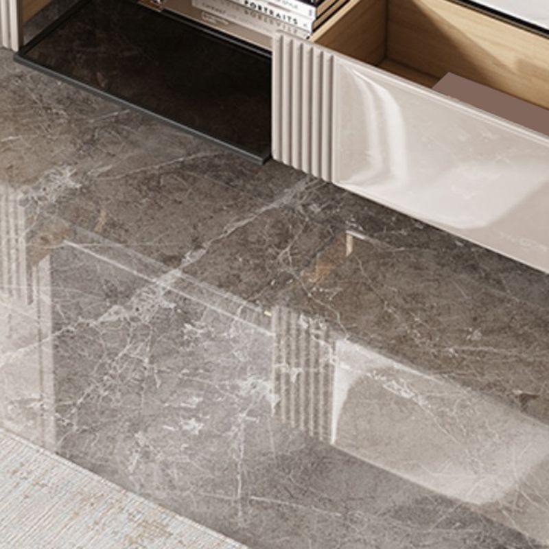 Glam TV Console Stone Media Console Open Storage Console with Drawers Clearhalo 'furn' 'furn_tv_stands_entertainment_centers' 'Furniture' 'Living Room Furniture' 'TV Stands & Entertainment Centers' 'TV Stands & Media Storage Furniture' 'tv_stands_entertainment_centers' 1200x1200_0879c25b-5d4b-49a6-ae0b-2249e75c0de3