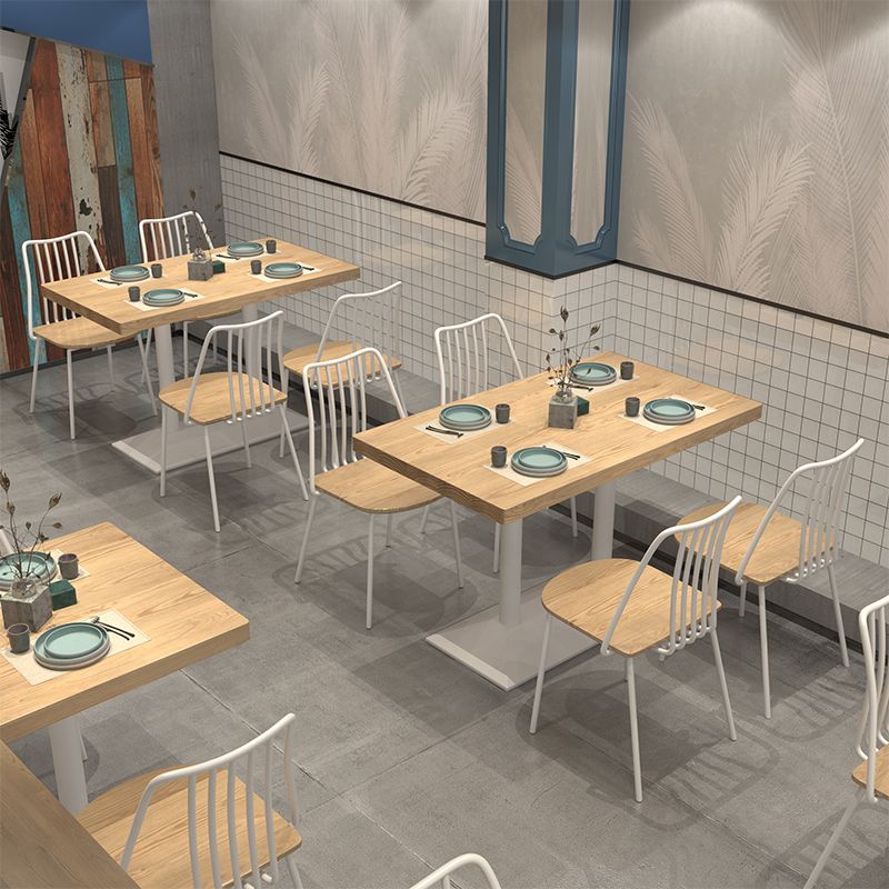 Industrial Style Dining Table Pine Solid Wood Dining Room Collection for Indoor Clearhalo ' dining_table' 'Dining Tables & Seating' 'Dining Tables' 'furn' 'furn_dining_table' 'Furniture' 'furniture_dining_table' 'Kitchen & Dining Furniture' 'kitchen&dining_furn' 'kitchen' 'kitchen_dining_table' 1200x1200_087ae1cd-117b-4ff2-9132-7d4fc57e12fb