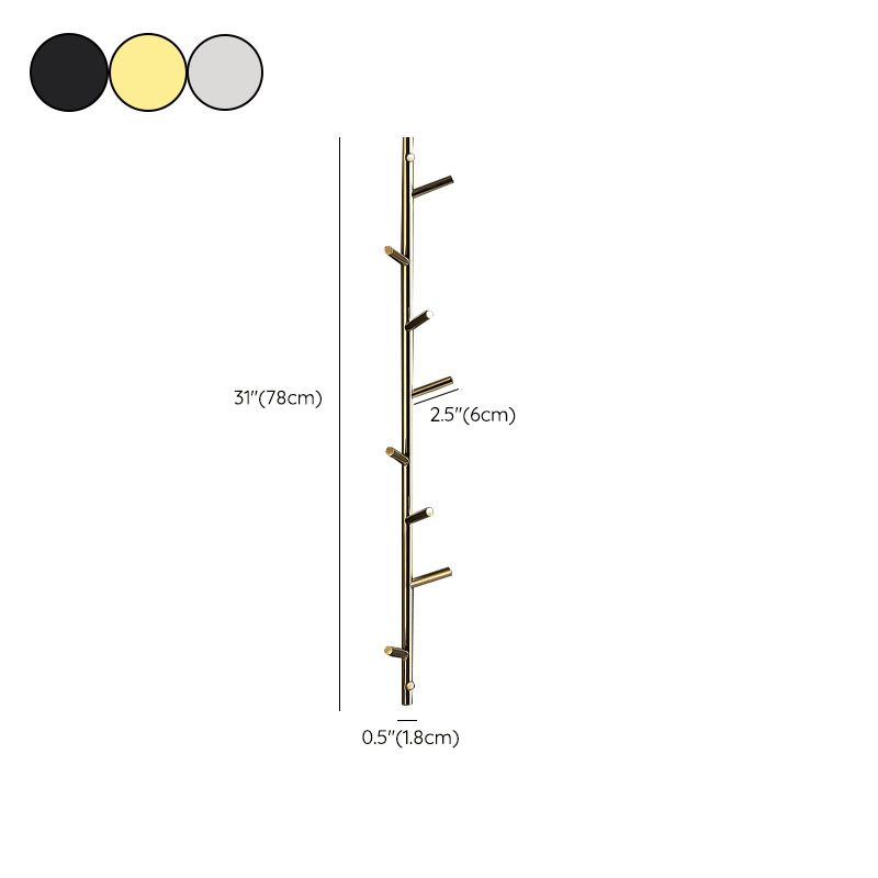 Gorgeous Wall Mounted Coat Rack Coat Hooks Metal Coat Rack for Bedroom Clearhalo 'Entry & Mudroom Furniture' 'furn' 'furn_hall_tree_coat_racks' 'Furniture' 'Hall Trees & Coat Racks' 'hall_tree_coat_racks' 1200x1200_087b2cde-6fb6-459f-9c45-c87046c84896