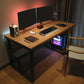 Contemporary Rectangular Computer Desk Home Solid Wood Office Desk with Legs Clearhalo 'furn' 'furn_office_desk' 'Furniture' 'Office Desks' 'Office Furniture' 'office_desk' 1200x1200_087b5a29-8f4d-42a1-8931-aa08bb416990
