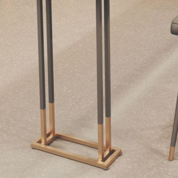 Industrielles Bartisch-Set, 1/4-teilig, Massivholz-Bartisch mit gepolsterten Barhockern