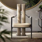 Modern Style Arm Chair Open Back Metal Dining Accent Chair for Home Clearhalo 'Dining Chairs' 'Dining Tables & Seating' 'dining_chair' 'furn' 'furn_dining_chair' 'Furniture' 'Kitchen & Dining Furniture' 1200x1200_087ef23e-b5fa-477d-9afe-542fb1de0ef5