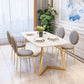Glam Style Side Chair Upholstered King Louis Back Armless Dining Chair Clearhalo 'Dining Chairs' 'Dining Tables & Seating' 'dining_chair' 'furn' 'furn_dining_chair' 'Furniture' 'furniture_dining_chair' 'Kitchen & Dining Furniture' 1200x1200_087f5326-b06f-4b56-b6c2-6083d0ab7f69