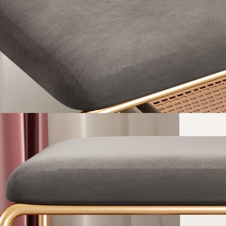 12.6 Inch Wide Glam Bench Foam Cushioned Bench with Shoe Storage Clearhalo 'Benches' 'Chairs & Seating' 'furn' 'furn_benches' 'Furniture' 'Living Room Furniture' 1200x1200_0880f9a8-c26b-4172-96ae-fdf010640dee