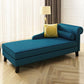 Chaise tapizado de estilo moderno para salón, sillón con brazos redondos