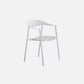 Matte Finish Scandinavian Dining Arm Chair Plastic Open Back Dining Chair Clearhalo ' kitchen&dining_furn' 'Dining Chairs' 'Dining Tables & Seating' 'dining_chair' 'furn' 'furn_dining_chair' 'Furniture' 'furniture_dining_chair' 'Kitchen & Dining Furniture' 'kitchen' 1200x1200_0883b5d5-4af6-4aa0-b399-3186e2da9013