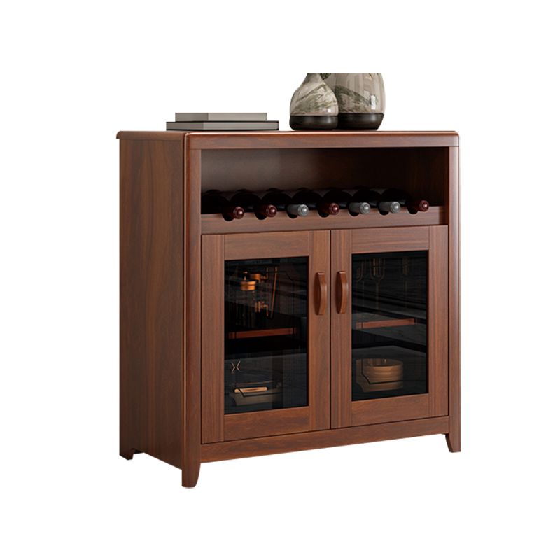 Porte in vetro da pranzo in legno moderno moderno in porcellana con cassetti