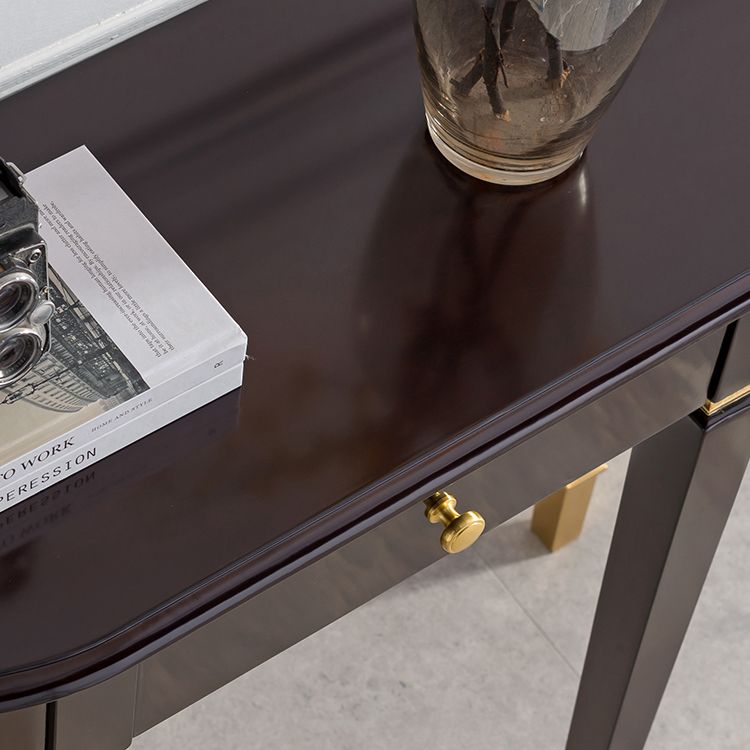 Tavolo da console di legno moderno di metà secolo Tavolo di divano console per la sala