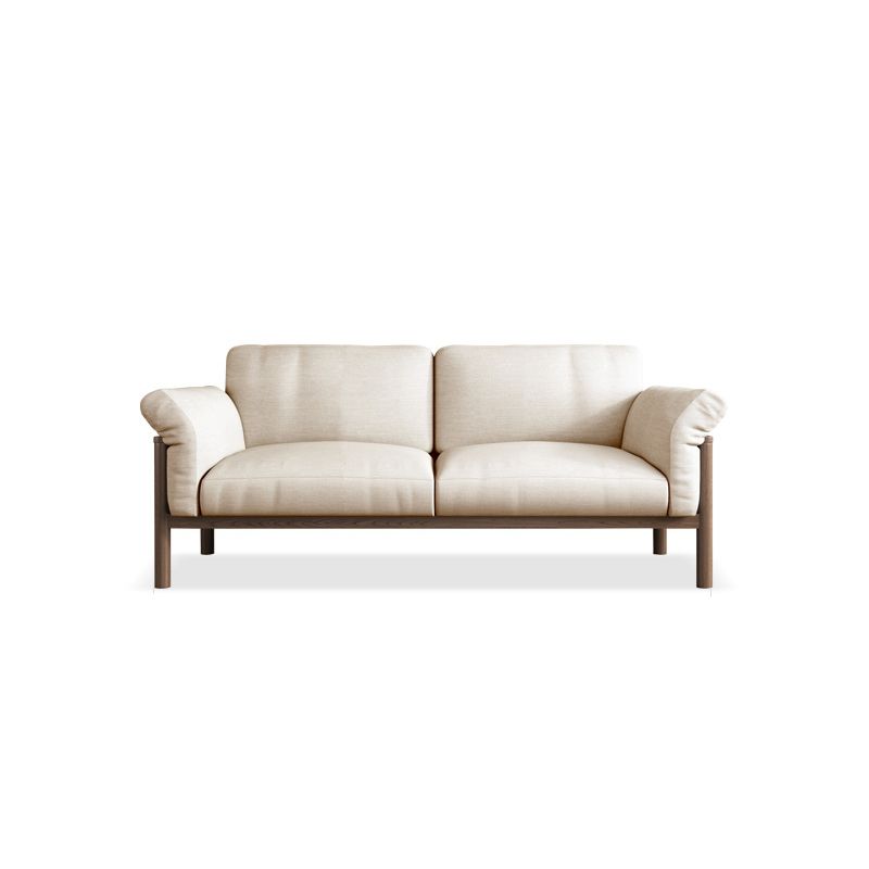 Pillow Top Arm Sofa Cushions 32.68" D x 32.68" H Slipcovered Sofa Clearhalo 'furn' 'furn_sofas' 'Furniture' 'furniture_sofas' 'kitchen' 'kitchen_sofas' 'Living Room Furniture' 'Sofa' 'sofas' 1200x1200_0884fee9-10e5-4677-9757-4c08cb4afa62
