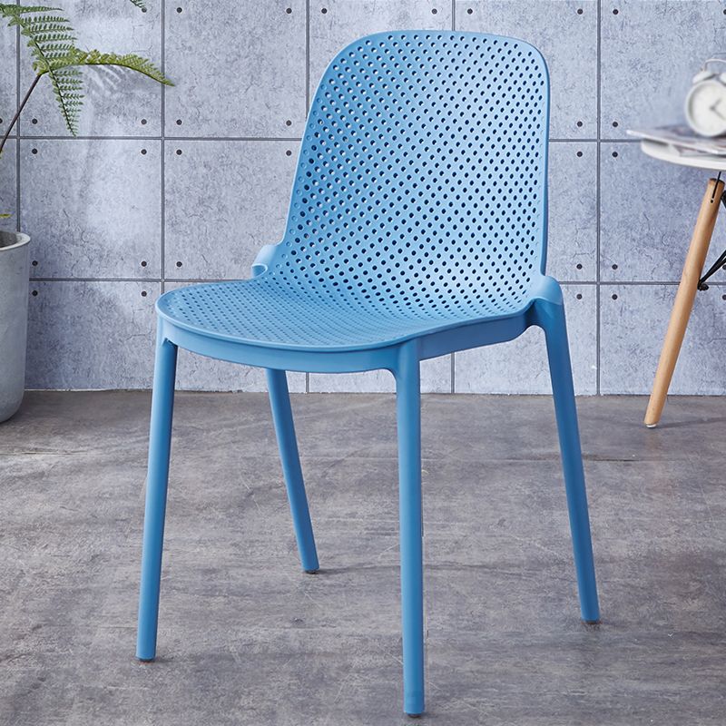 Dining Room Stacking Dining Chair Contemporary Style Plastic Side Chair Clearhalo ' kitchen&dining_furn' 'Dining Chairs' 'Dining Tables & Seating' 'dining_chair' 'Furniture' 'furniture_dining_chair' 'Kitchen & Dining Furniture' 'kitchen' 1200x1200_088580ed-d322-44b3-bf94-16d0172d8165