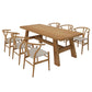 Modern 1/2/5/7 Pieces Dining Sets Solid Wood Dining Table and Chairs Clearhalo 'Dining Room Sets' 'Dining Tables & Seating' 'dining_room_set' 'furn' 'furn_dining_room_set' 'Furniture' 'furniture_dining_room_set' 'Kitchen & Dining Furniture' 1200x1200_0889128b-0140-4147-a309-3cbb05fec823