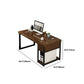 Contemporary Wooden Gaming Desk for Office 23.6"W X 29.5"H Desk Clearhalo 'furn' 'furn_office_desk' 'Furniture' 'Office Desks' 'Office Furniture' 'office_desk' 1200x1200_0889187b-db9e-4f37-b00c-816d50a64ddb