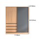 Engineered Wood Wardrobe Cabinet With Drawer Modern Wardrobe Armoire Clearhalo 'Armoires & Wardrobes' 'armoires_wardrobes' 'Bedroom Furniture' 'furn' 'furn_armoires_wardrobes' 'Furniture' 1200x1200_0889796b-72a8-46f0-ba2e-1aa82ab57f4e