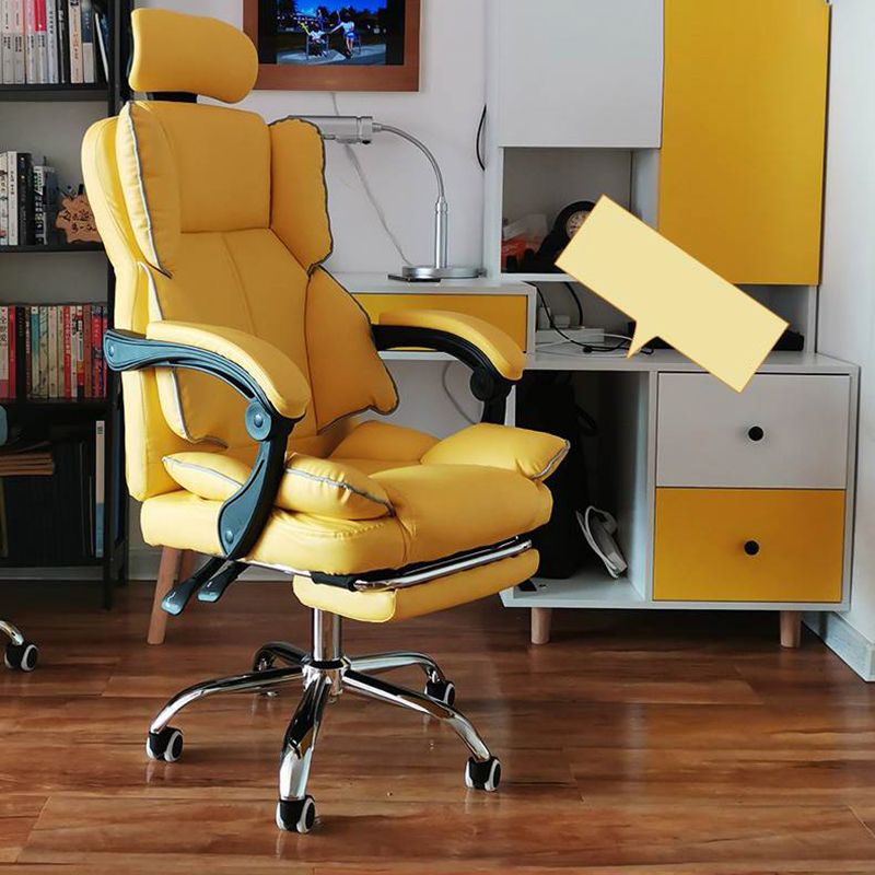 Silver Metal Modern Conference Chair and High Back Conference Chair Clearhalo 'furn' 'furn_office_chair' 'Furniture' 'furniture_office_chair' 'Office Chairs' 'Office Furniture' 'office_chair' 1200x1200_08899a40-d747-464c-a08e-d671e26afe7b