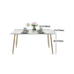 Glam Style Sintered Stone Dining Set Rectangle 1/4/5/7 Pieces Dining Set Clearhalo 'Dining Room Sets' 'Dining Tables & Seating' 'dining_room_set' 'furn' 'furn_dining_room_set' 'Furniture' 'Kitchen & Dining Furniture' 1200x1200_0889a007-60bc-4645-8c87-c532b491e862