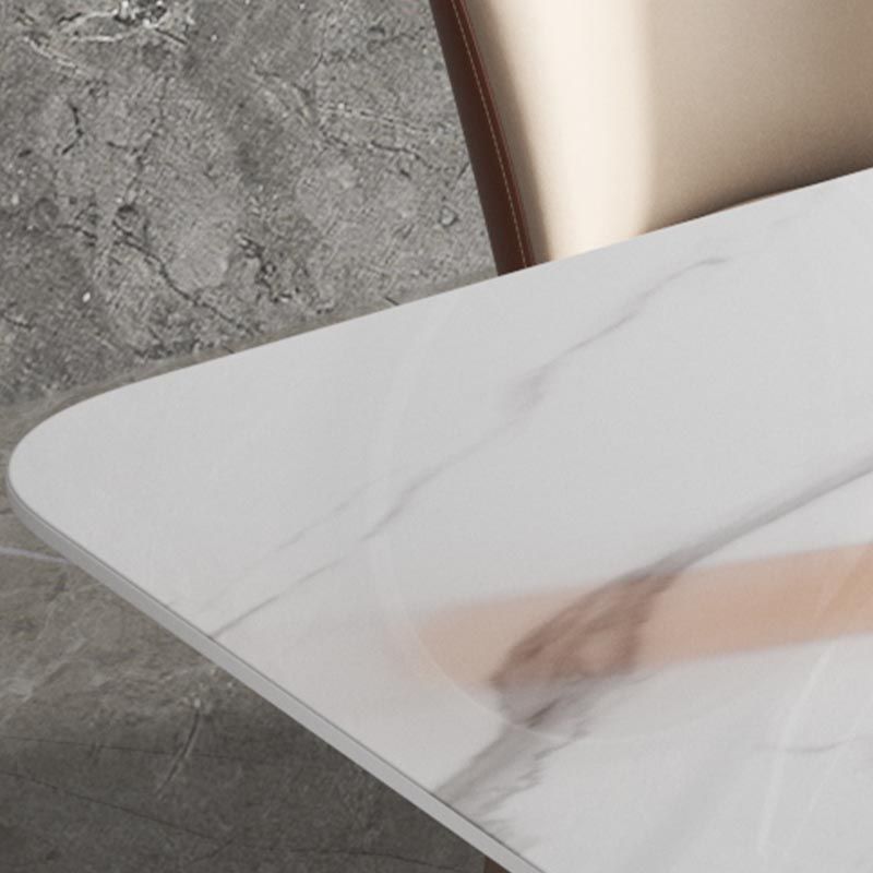 Rose Base Pedestal Casual Dining Table Rectangle Traditional Luxury Dining Table Clearhalo 'Dining Tables & Seating' 'Dining Tables' 'dining_table' 'furn' 'furn_dining_table' 'Furniture' 'Kitchen & Dining Furniture' 1200x1200_0889cb4f-f5f9-4d1b-acb1-bdb8170a9883