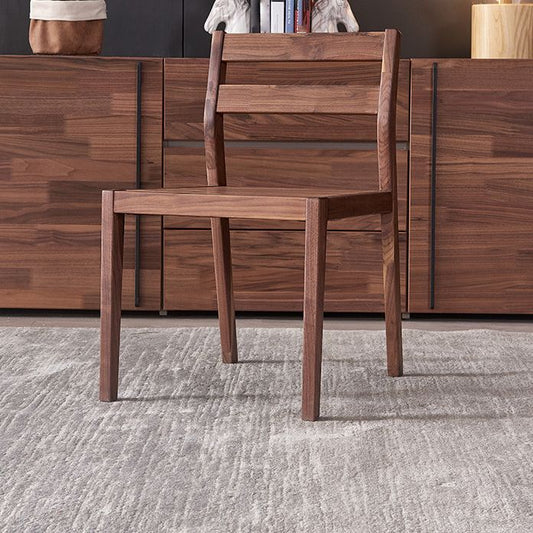 Traditional Style Solid Wood Dining Room Set with Walnut Table and 4 Legs Base Clearhalo 'Dining Room Sets' 'Dining Tables & Seating' 'dining_room_set' 'furn' 'furn_dining_room_set' 'Furniture' 'furniture_dining_room_set' 'Kitchen & Dining Furniture' 'kitchen&dining_furn' 'kitchen' 1200x1200_088aecfb-2602-493b-9e74-a2ed61d8201c