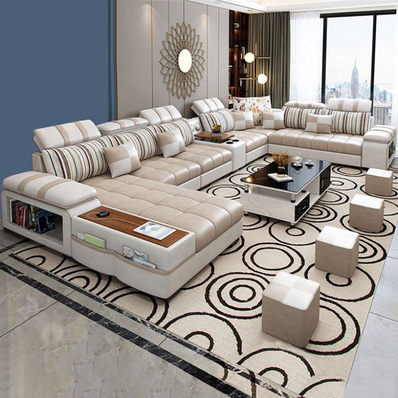 Pillow Top Arm Mondern Contemporary Furniture Sectionals for Living Room