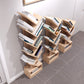 Scandinavische boekenplank Standaard Engineered Wood Gesloten Back -boekenkast