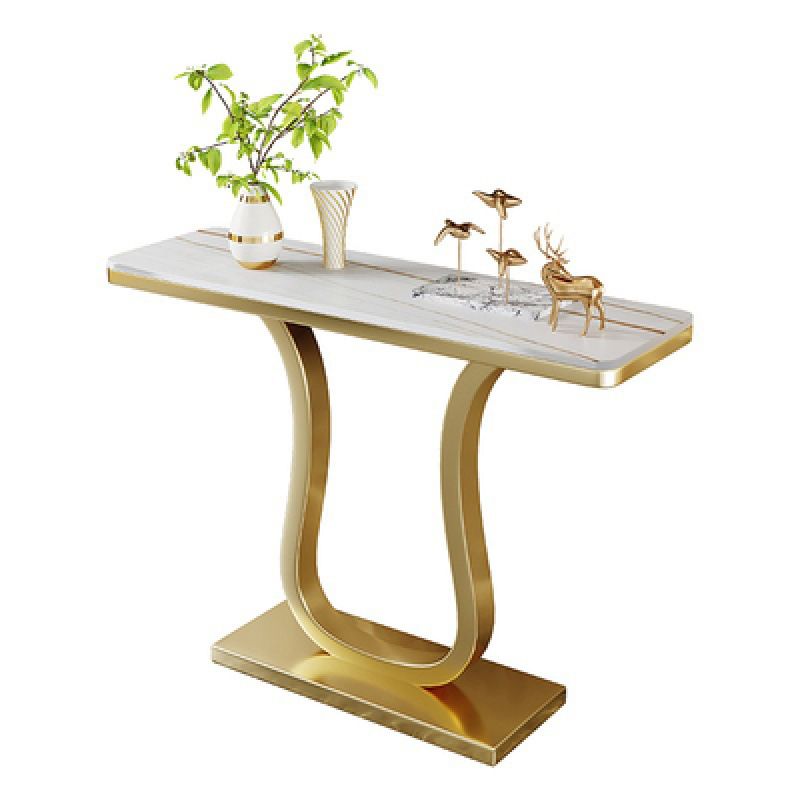 Tavolo da coprone da 31,5 "H con tavolo console di base per piedistallo per il corridoio