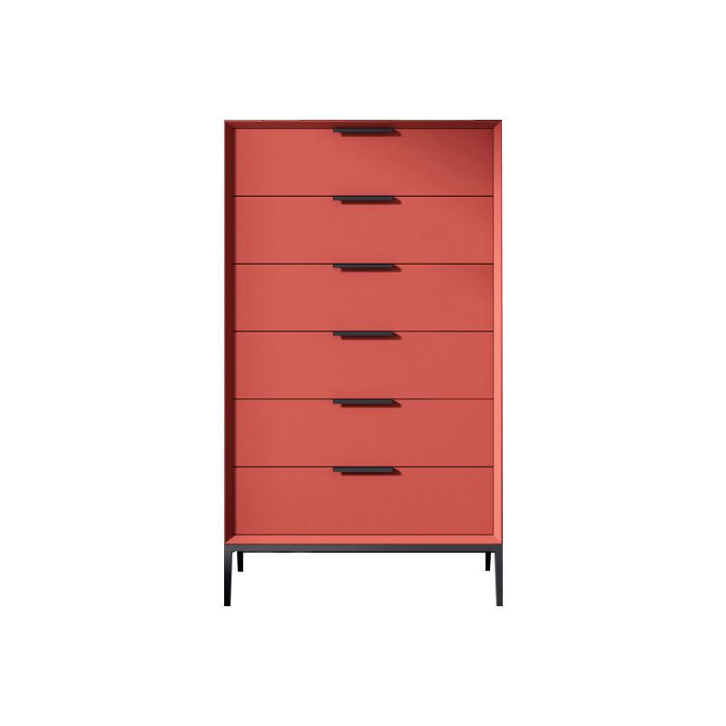 Scandinavische houten opbergkist met zachte close laden voor slaapkamer