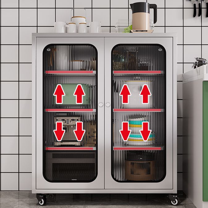 Dining Room Sideboard Kitchen Buffet Server Cabinet with Storage Clearhalo 'buffet_sideboard' 'Buffets & Sideboards' 'furn' 'furn_buffet_sideboard' 'Furniture' 'Kitchen & Dining Furniture' 1200x1200_088dc323-7026-484d-b3e4-c76fafc7816b