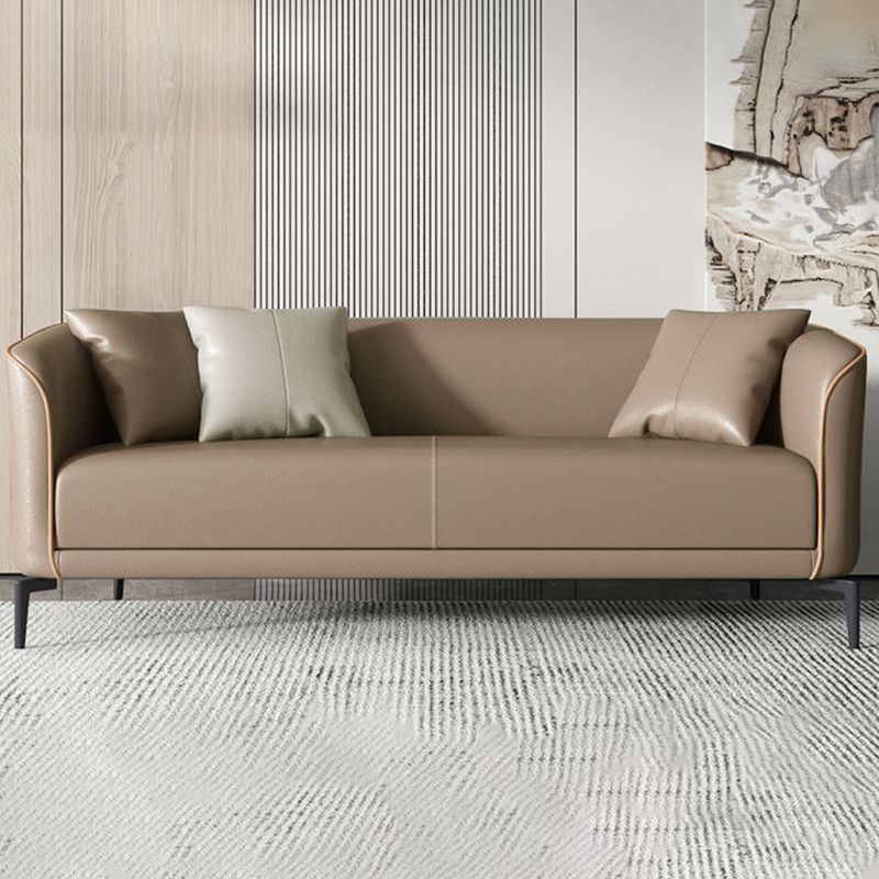 25.98 "幅のタキシードアームソファ染色耐性ソファ2枕付き